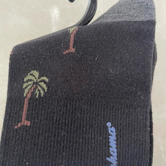 Tommy Bahama Men's Socks Dark Color Size Large Performance Casual Crew Cool Max - Picture 3 of 7
